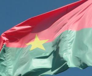 yapboz Burkina Fasso Bayrağı